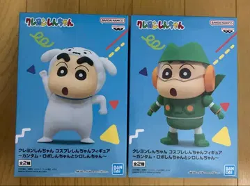 짱구는 못말려(크레용 신짱) 코스프레 짱구 피규어 칸탐 로보&시로 세트