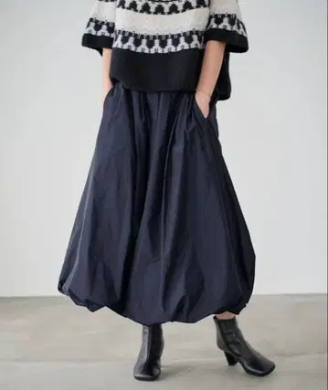 IENA 타프타 벌룬 스커트