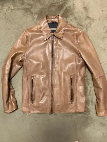 새상품급 Haruf 하 천연 가죽 램 가죽 가죽 자켓 라이더스