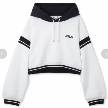 (미사용 새상품) SNIDEL FILA 콜라보 ORGANICS 숏 후드티