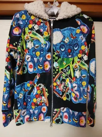 율리코리 블루베어 보아 후드 자켓