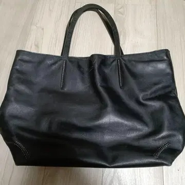 HMAEN TOKYO 아에나 가죽 토트백 블랙