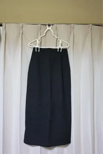 롱 타이트 스커트 하이웨스트