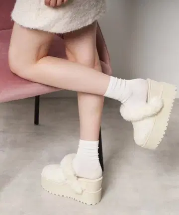 ESPERANZA(에스페란자) 통굽 2WAY 페이크 무스탕 사보