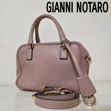 새상품급 2way 잔니 로타로 핸드백 숄더백 가죽 천연 가죽