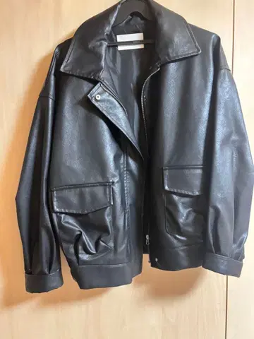 Chico 인조 가죽 블루종