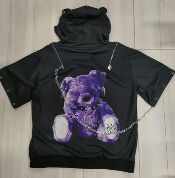 TRAVAS TOKYO 반팔 후드티 체인