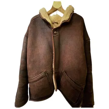 브라운 가죽 자켓 AIR FORCE 택 포함