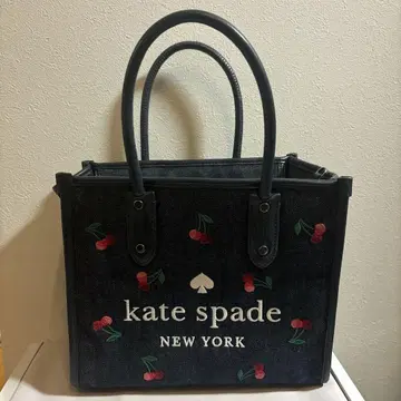 kate spade 체리 자수 핸드백