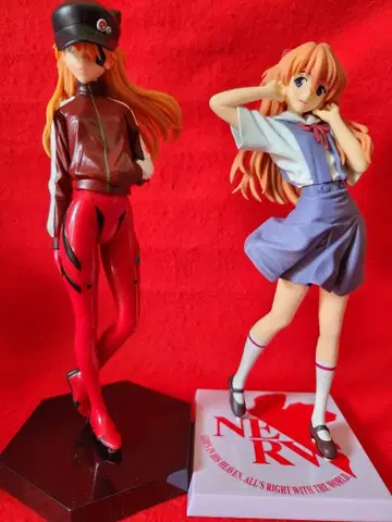 에반게리온 신세기 에반게리온 아스카 피규어 2종