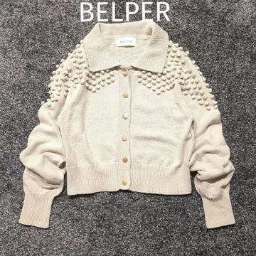 BELPER 21AW 니트 가디건 (ECHRU)