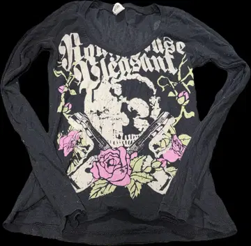 한정판 가격 인하 d.i.a. 스컬과 장미의 긴팔 T셔츠