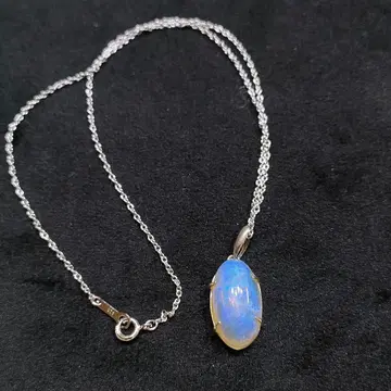 CJ81 오팔 목걸이 925 silver