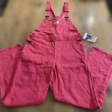 레어 EDWIN 핑크 살로펫 오버롤 M 새상품