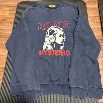 HYSTERIC GLAMOUR 맨투맨 프리 사이즈 네이비