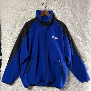 PRO-keds 프로케즈 풀 집업 플리스 자켓 블루 블랙 XL