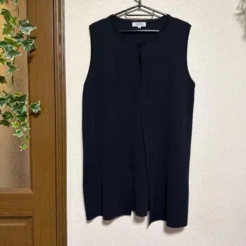 pierre cardin 피에르 가르뎅 슬리브리스 베스트 블랙 42