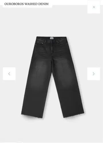 ideaswam 블랙 데님 M 사이즈