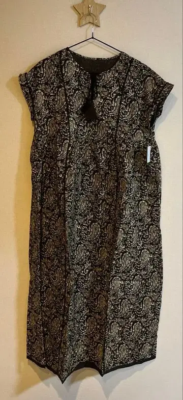 택 포함 새상품! 인도 페이즐리 스키퍼 원피스