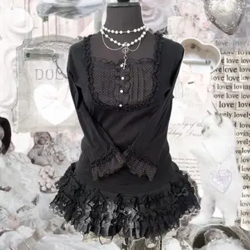 gallery visconti 도트 프릴 위시코어 노움코어