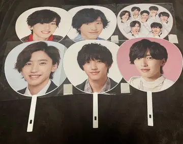 나니와단시 미치에다 슌스케 부채 6개 세트