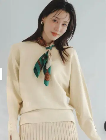 택 포함 새상품 애니시스 anySiS 뷰티 돌먼 니트