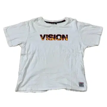 VISION STREET WEAR 티셔츠 파이어 패턴 L 사이즈
