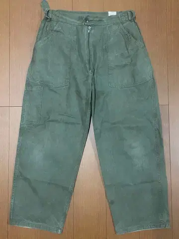 60s 빈티지 프랑스군 메카닉 팬츠 워크 팬츠 AIRFORCE