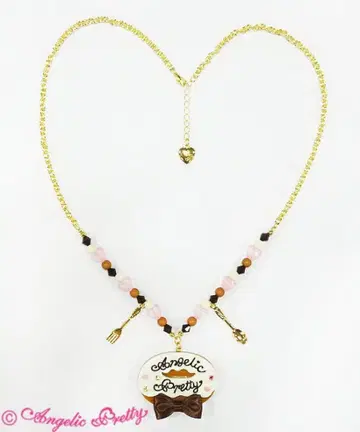 24시간 이내 익명 배송 AP Creamy 도넛 목걸이 새상품급