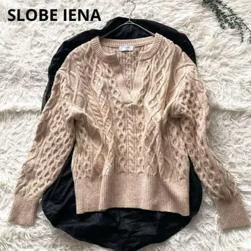 슬로브 이에나 해밀턴 케이블 스키퍼 풀오버 니트 울 혼방