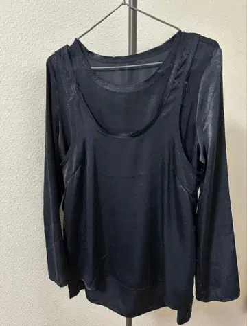 빈티지 새틴풍 셔츠 블라우스