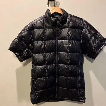 mont-bell M 블랙 숏 슬리브 다운 자켓
