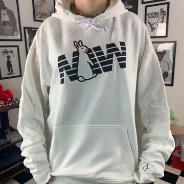 MIW x #FR2 박스 로고 후드티