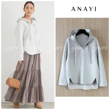 [ 725 ] 아나이 종이상자 후드 풀오버 38 라이트 그레이