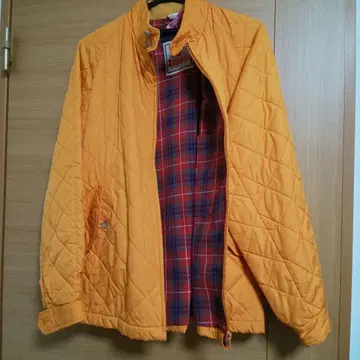 BARACUTA 오렌지 퀼팅 자켓 (레어 빈티지)