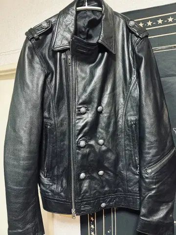 더블 라이더 자켓 블랙