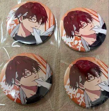 망각 배터리 치하야 슌페이 응원단 캔뱃지 4개