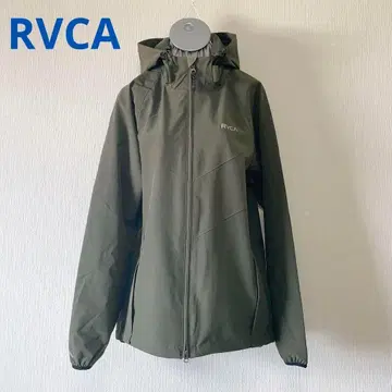 RVCA 윈드 브레이커 코트 올리브 모스그린 후드티