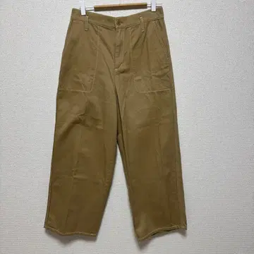 IENA 사이즈 40 베이지 코튼 와이드 팬츠