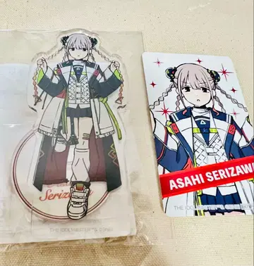 세리자와 아사히 아크릴 스탠드 Collaboration 메바치 카드 포함