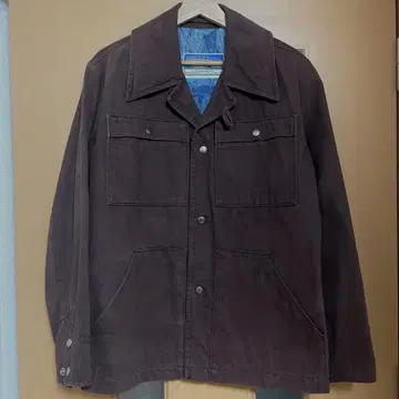 70s MIGHTY-MAC BOATWEAR 브라운 자켓