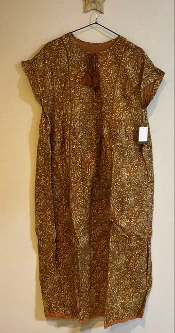 택 포함 새상품! 인도 페이즐리 스키퍼 원피스