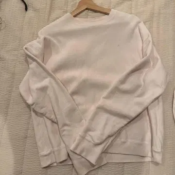 ATON 오버사이즈 맨투맨 라이트 핑크