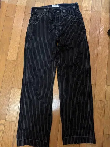 schott 히코리 데님 블랙