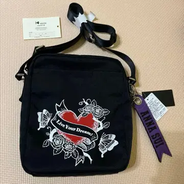 택 포함 미사용 새상품 안나수이 숄더백 ANNA SUI 락하트