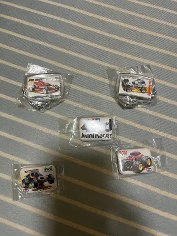 미니 사륜구동 키링 5개