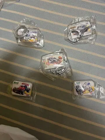 미니 사륜구동 키링 5개