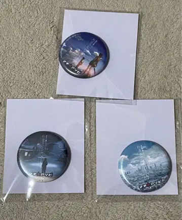 마치아소비 도쿠시마 한정판 초속 5센티미터 캔뱃지 3개 세트