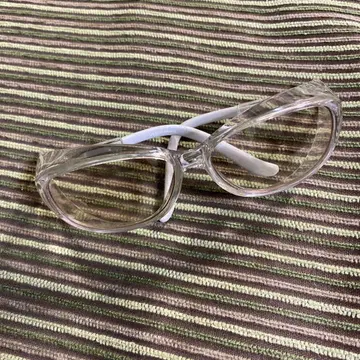 보호 안경 투명 클리어 프레임 타원형 안경