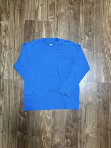 THE NORTH FACE 면 100% 긴팔 T셔츠